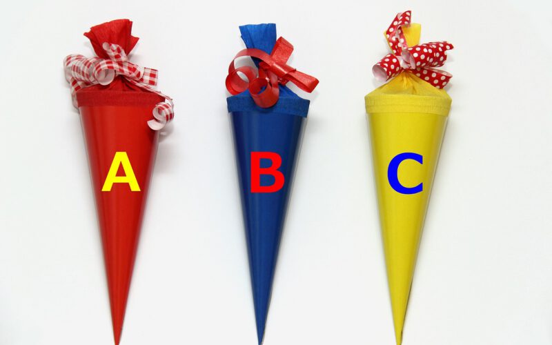 school school cone yellow blue red 3518905